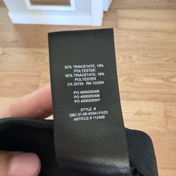 ARITZIA BABATON Conan ankle pants, mid rise trousers, dress pants black, size 0 - Picture 11 of 16